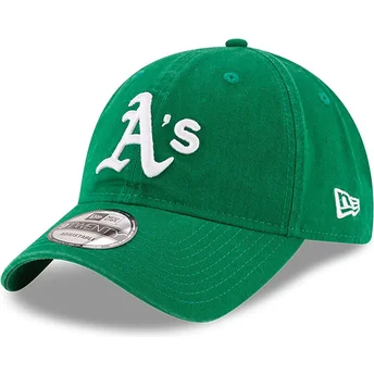 Cap zaoblená green adjustable strap 9TWENTY Core Classic Oakland Athletics MLB New Era