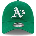 verstellbare-grune-9twenty-core-classic-kappe-der-oakland-athletics-mlb-von-new-era