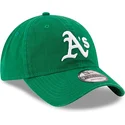 verstellbare-grune-9twenty-core-classic-kappe-der-oakland-athletics-mlb-von-new-era