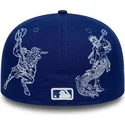 59fifty-mythical-los-angeles-dodgers-mlb-new-era-blaue-flache-kappe
