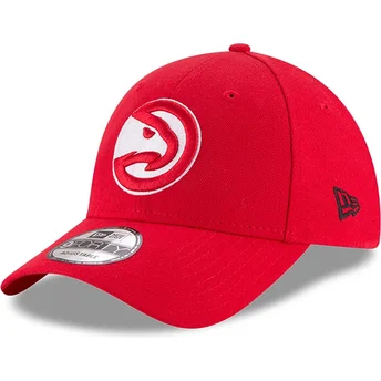 Šiltovky zaoblená červená nastaviteľný pásik 9FORTY The League Atlanta Hawks NBA New Era