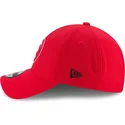 rote-verstellbare-9forty-kappe-the-league-von-atlanta-hawks-nba-von-new-era