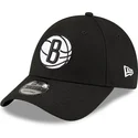 schwarze-verstellbare-9forty-the-league-kappe-der-brooklyn-nets-nba-von-new-era