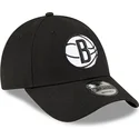 schwarze-verstellbare-9forty-the-league-kappe-der-brooklyn-nets-nba-von-new-era