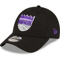 schwarze-verstellbare-9forty-kappe-the-league-der-sacramento-kings-nba-von-new-era