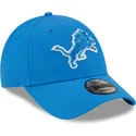 9forty-the-league-verstellbare-blaue-kappe-der-detroit-lions-nfl-von-new-era