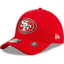 rote-gebogene-verstellbare-kinderkappe-9forty-the-league-san-francisco-49ers-nfl-von-new-era