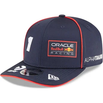 Šiltovka zaoblená tmavomodrá snapback 9SEVENTY Stretch Snap Red Bull Racing Formula 1 New Era