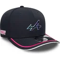 marineblaue-9seventy-stretch-snap-snapback-kappe-des-alpine-f1-teams-formula-1-von-new-era