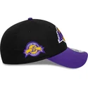 siltovka-zaoblena-cierna-nastavitelny-9forty-side-patch-los-angeles-lakers-nba-new-era