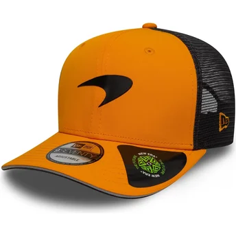 Καπέλο trucker πορτοκαλί και μαύρο 9SEVENTY Stretch Snap της McLaren Racing Formula 1 της New Era