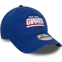 new-era-new-york-giants-nfl-9twenty-washed-distress-verstellbare-blaue-kappe-mit-gebogenem-schirm