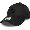 siltovka-zaoblena-cierna-nastavitelny-9twenty-bow-back-new-york-yankees-mlb-new-era