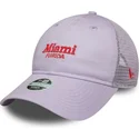 violette-verstellbare-damen-trucker-kappe-9twenty-city-von-miami-stadte-und-strande-von-new-era