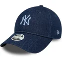 siltovka-zaoblena-tmavomodra-nastavitelny-9twenty-denim-new-york-yankees-mlb-new-era