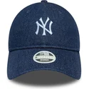 cap-zaoblena-navy-blue-adjustable-strap-9twenty-denim-new-york-yankees-mlb-new-era