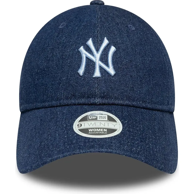 cap-zaoblena-navy-blue-adjustable-strap-9twenty-denim-new-york-yankees-mlb-new-era cap-zaoblena-navy-blue-adjustable-strap-9twenty-denim-new-york-yankees-mlb-new-era