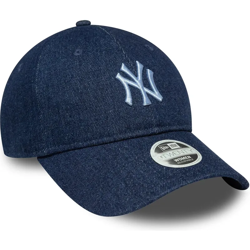 cap-zaoblena-navy-blue-adjustable-strap-9twenty-denim-new-york-yankees-mlb-new-era cap-zaoblena-navy-blue-adjustable-strap-9twenty-denim-new-york-yankees-mlb-new-era