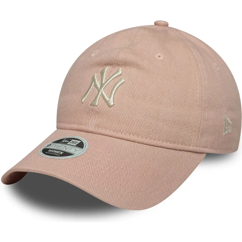 siltovka-zaoblena-ruzova-nastavitelny-9twenty-dye-denim-new-york-yankees-mlb-new-era