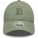 siltovka-zaoblena-zelena-nastavitelny-9twenty-linen-detroit-tigers-mlb-new-era