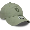 siltovka-zaoblena-zelena-nastavitelny-9twenty-linen-detroit-tigers-mlb-new-era