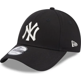 Cap zaoblená black adjustable strap 9FORTY Metallic New York Yankees MLB New Era