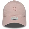 siltovka-zaoblena-ruzova-nastavitelny-9twenty-mini-washed-new-york-yankees-mlb-new-era
