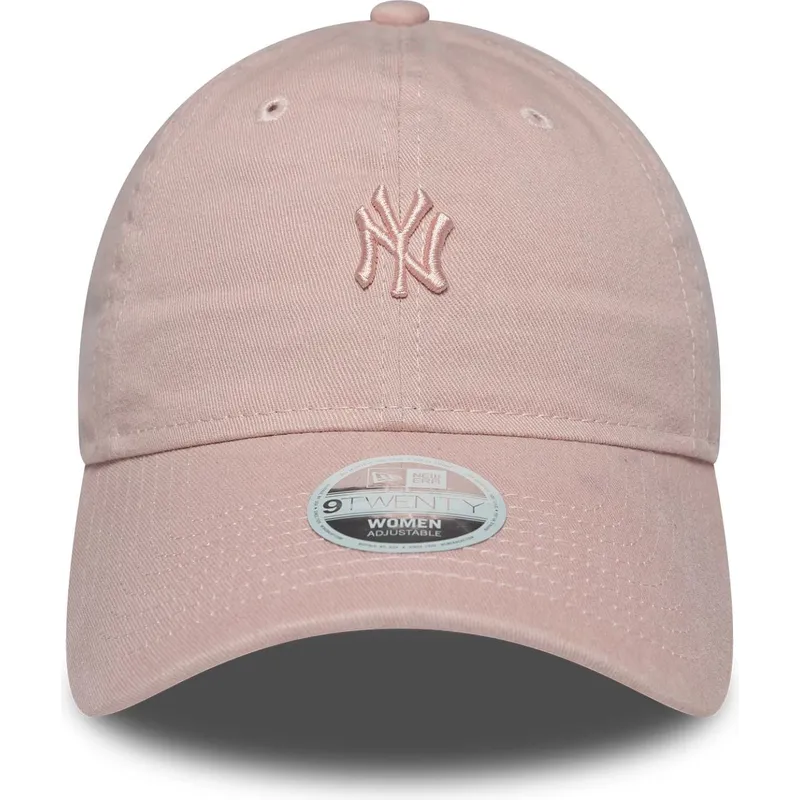 siltovka-zaoblena-ruzova-nastavitelny-9twenty-mini-washed-new-york-yankees-mlb-new-era