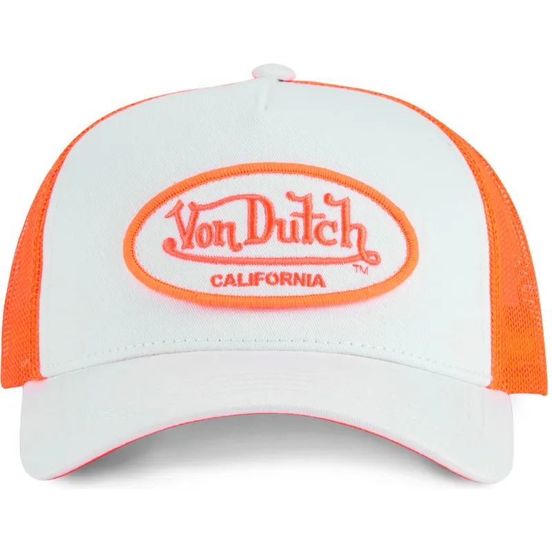 cap-zaoblena-orange-snapback-von-dutch