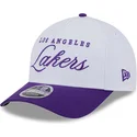 siltovka-zaoblena-fialova-snapback-9forty-m-crown-draft-2025-los-angeles-lakers-nba-new-era