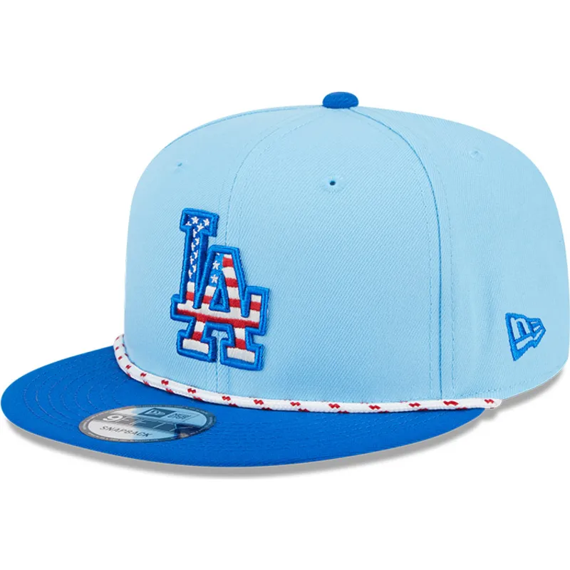 siltovka-rovna-modra-snapback-9fifty-4th-july-los-angeles-dodgers-mlb-new-era