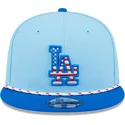 new-era-los-angeles-dodgers-mlb-9fifty-4th-july-blaue-snapback-kappe