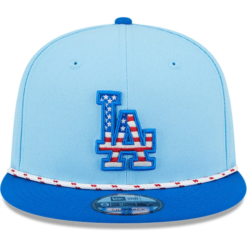siltovka-rovna-modra-snapback-9fifty-4th-july-los-angeles-dodgers-mlb-new-era