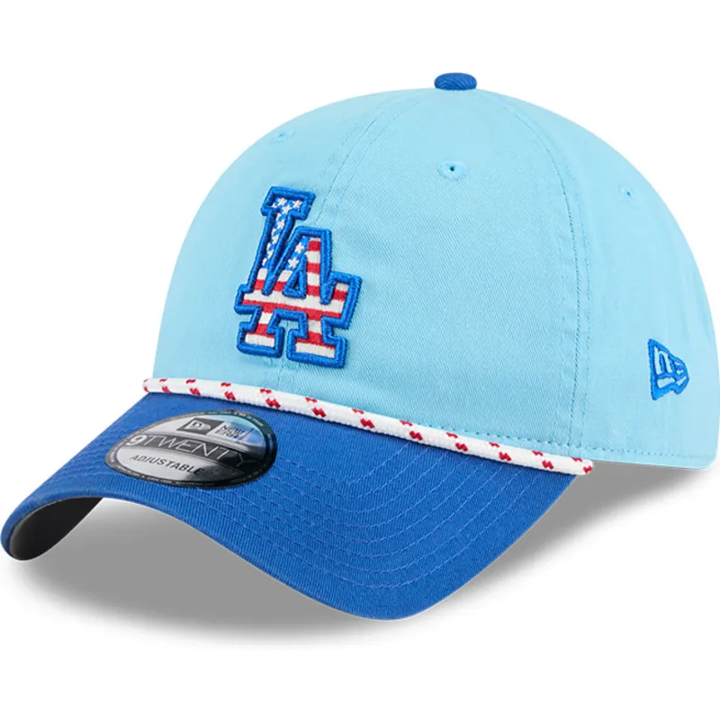 siltovka-zaoblena-modra-nastavitelny-9twenty-4th-july-los-angeles-dodgers-mlb-new-era