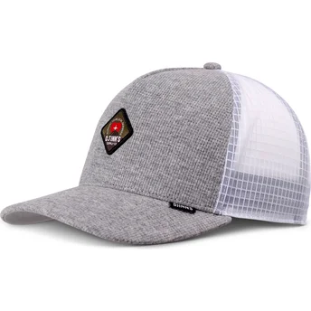 Šiltovky zaoblená kamionista sivá snapback Mountain HFT Waffle Djinns