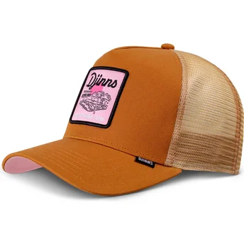 Cap zaoblená brown snapback Djinns