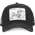 cap-zaoblena-black-snapback-tom-and-jerry-looney-tunes-capslab
