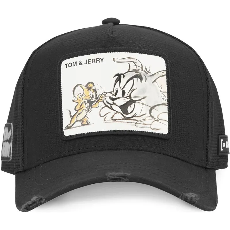 cap-zaoblena-black-snapback-tom-and-jerry-looney-tunes-capslab