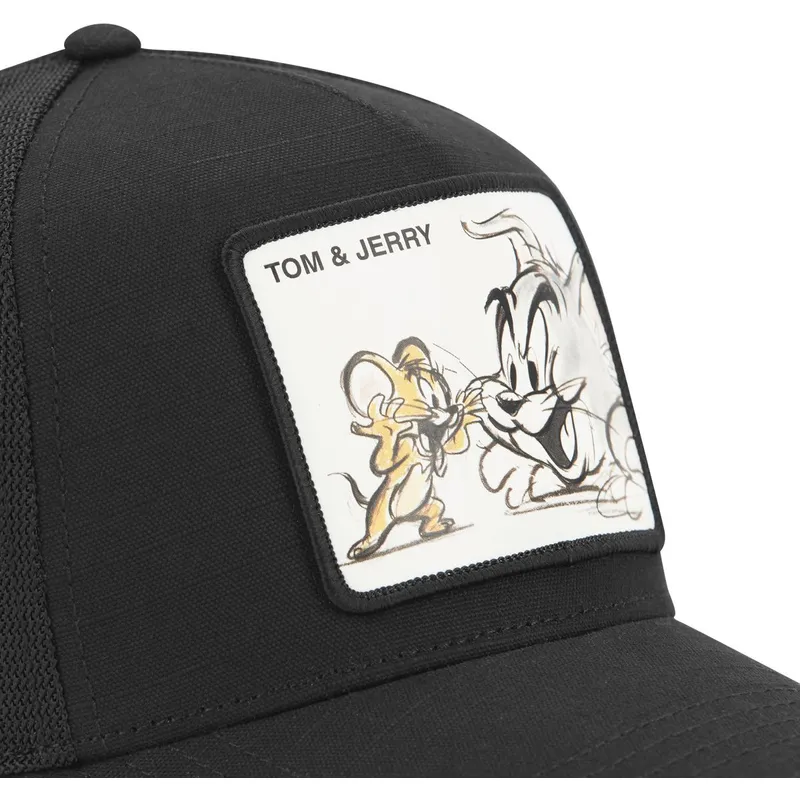 cap-zaoblena-black-snapback-tom-and-jerry-looney-tunes-capslab