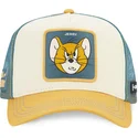 trucker-cap-beige-und-blau-jerry-taj6-jer-looney-tunes-von-capslab