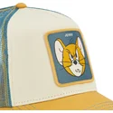 capslab-jerry-taj6-jer-looney-tunes-beige-and-blue-trucker-hat