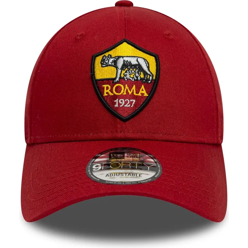 cap-zaoblena-red-adjustable-strap-9forty-core-associazione-sportiva-roma-serie-a-new-era