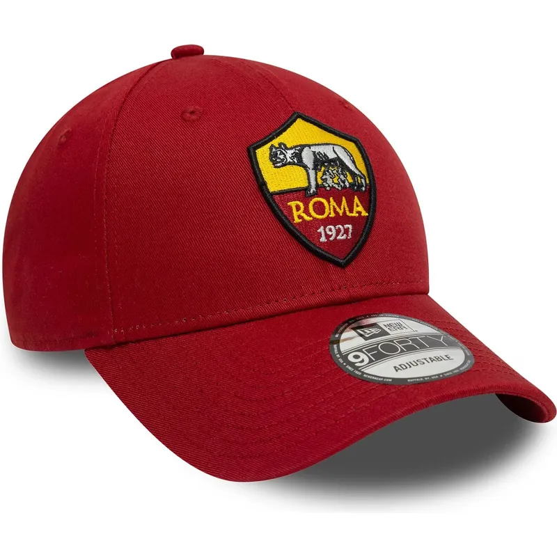 cap-zaoblena-red-adjustable-strap-9forty-core-associazione-sportiva-roma-serie-a-new-era