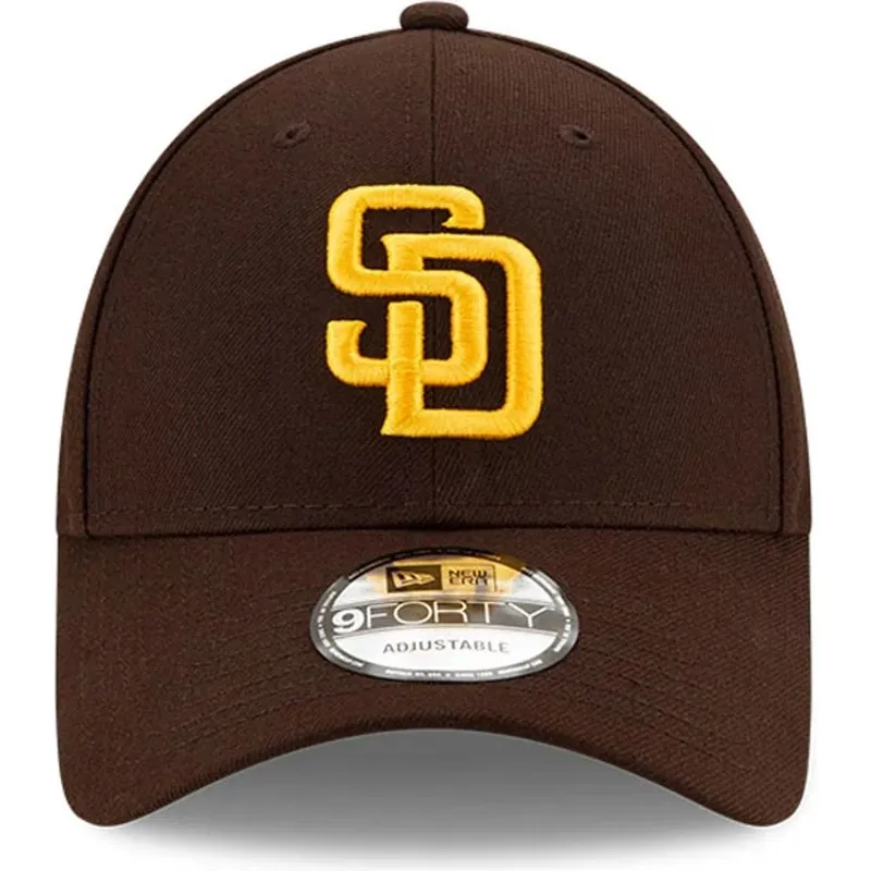 verstellbare-braune-9forty-the-league-kappe-der-san-diego-padres-mlb-von-new-era