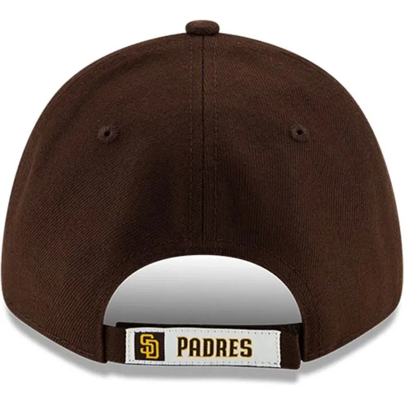 verstellbare-braune-9forty-the-league-kappe-der-san-diego-padres-mlb-von-new-era