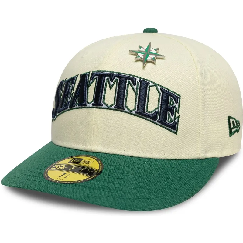 59fifty-all-star-game-pin-seattle-mariners-mlb-beige-und-grun-gebogene-kappe-von-new-era