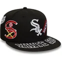 schwarze-enganliegende-59fifty-all-over-flat-cap-der-chicago-white-sox-mlb-von-new-era