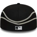 new-era-flat-brim-59fifty-chain-wrap-chicago-white-sox-mlb-black-fitted-cap