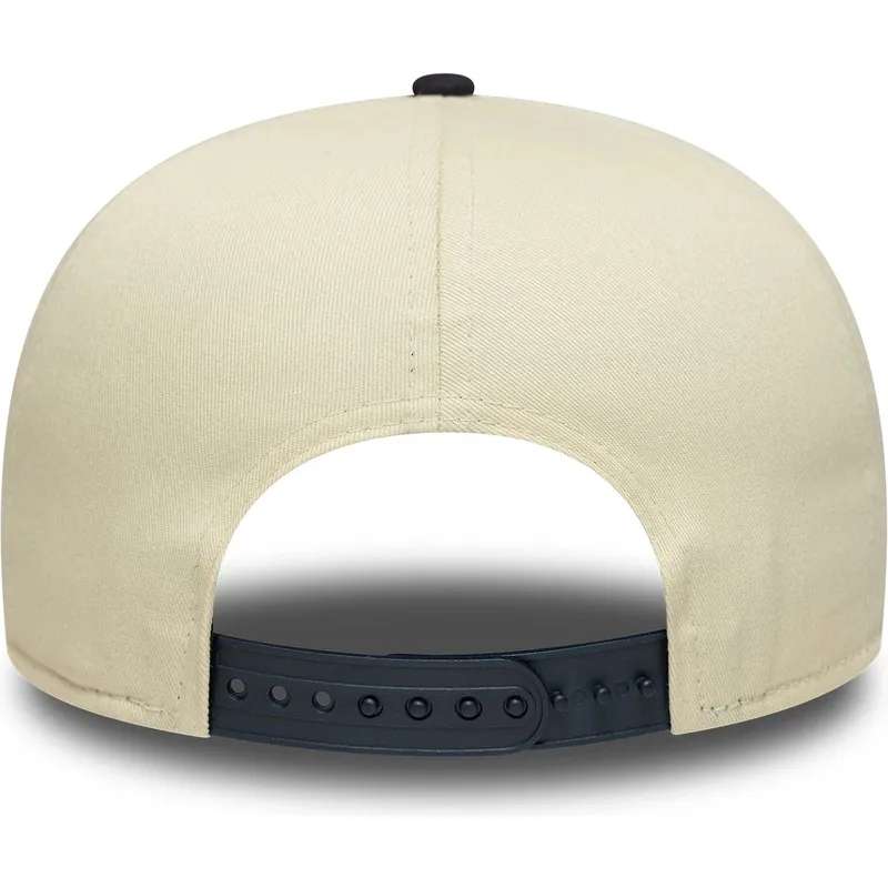 gebogene-beige-und-marineblaue-snapback-kappe-19twenty-heritage-der-new-york-yankees-mlb-von-new-era