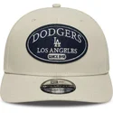 siltovka-zaoblena-bezova-snapback-9seventy-stretch-snap-patch-los-angeles-dodgers-mlb-new-era